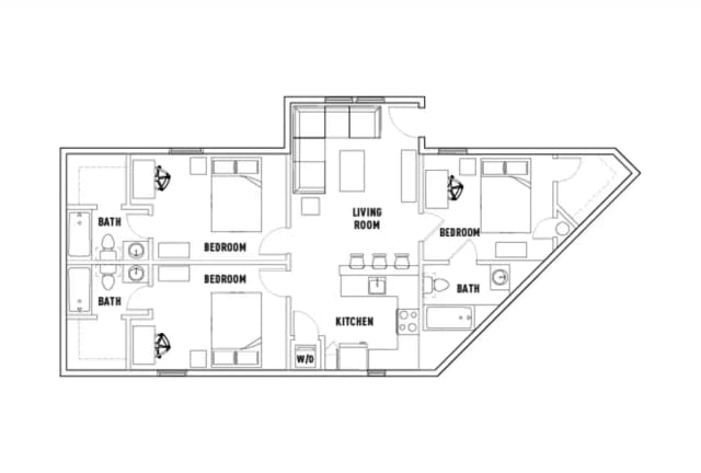 Room in 3 Bed - 3 Bath B main photo