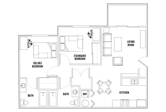 Room in 2 Bed - 2 Bath main photo
