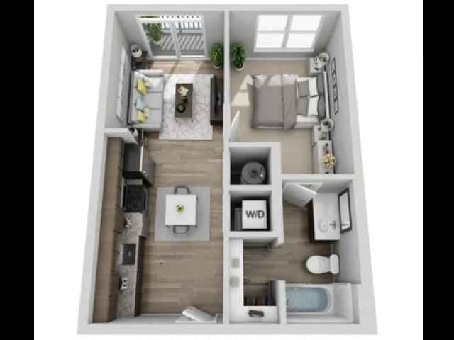 (A) - 1 Bedroom 1 Bathroom main photo