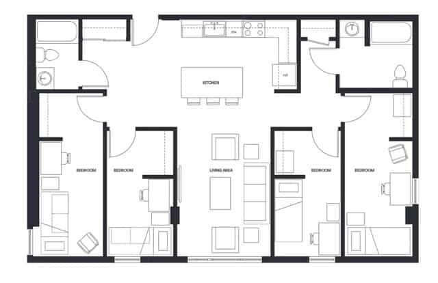 4 Bed 2 Bath main photo