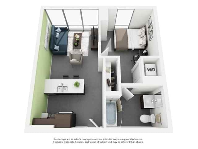 1 Bedroom 1 Bathroom main photo