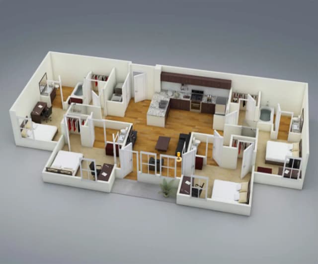 Room in 4 Bedroom 4 Bathroom | D1 main photo