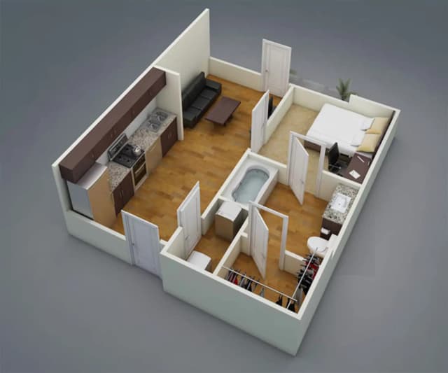 1 Bedroom 1 Bathroom | A1A main photo
