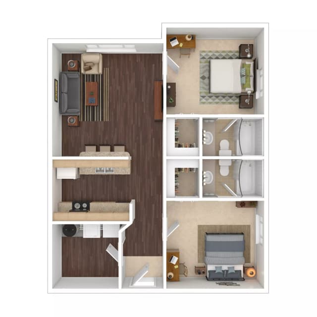 Room in 2 Bedroom 2 Bathroom | 2x2 LC main photo