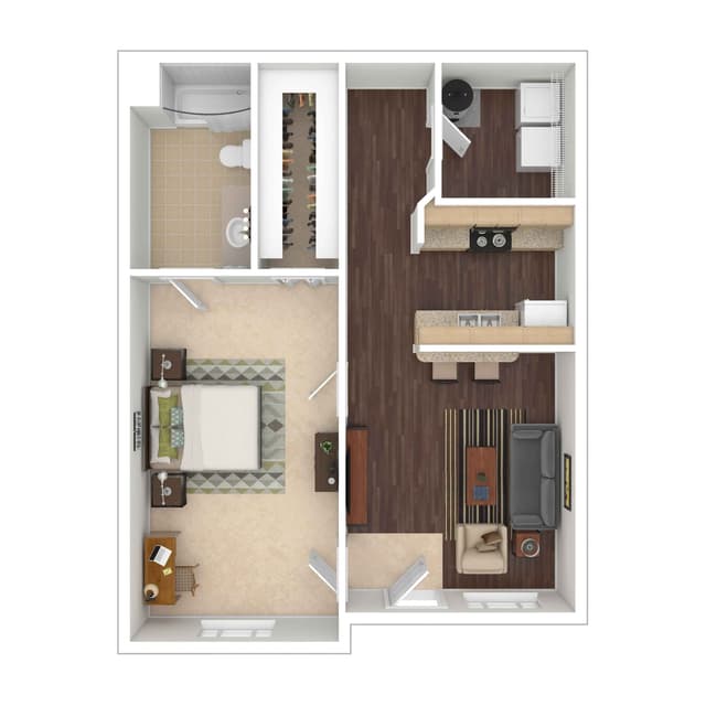 1 Bedroom 1 Bathroom | 1x1 B main photo