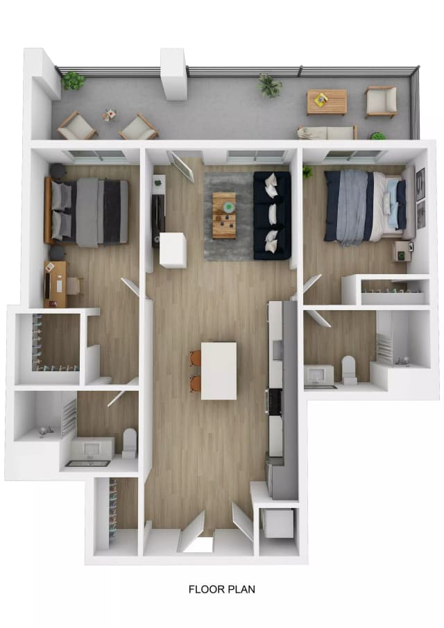 Room in 2 Bedroom 2 Bathroom | 2/2 C main photo