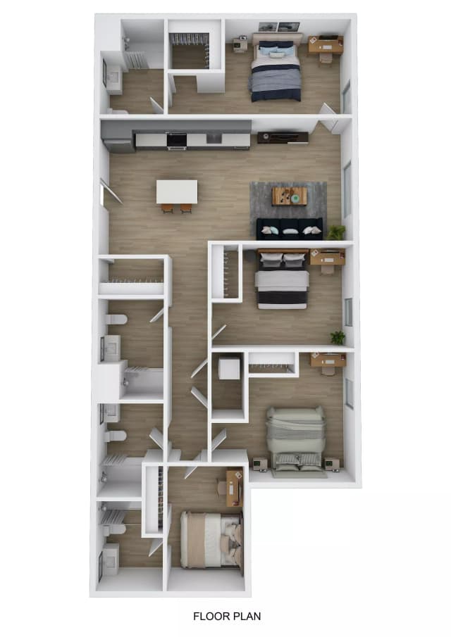 Room in 4 Bedroom 4 Bathroom | 4/4 D main photo