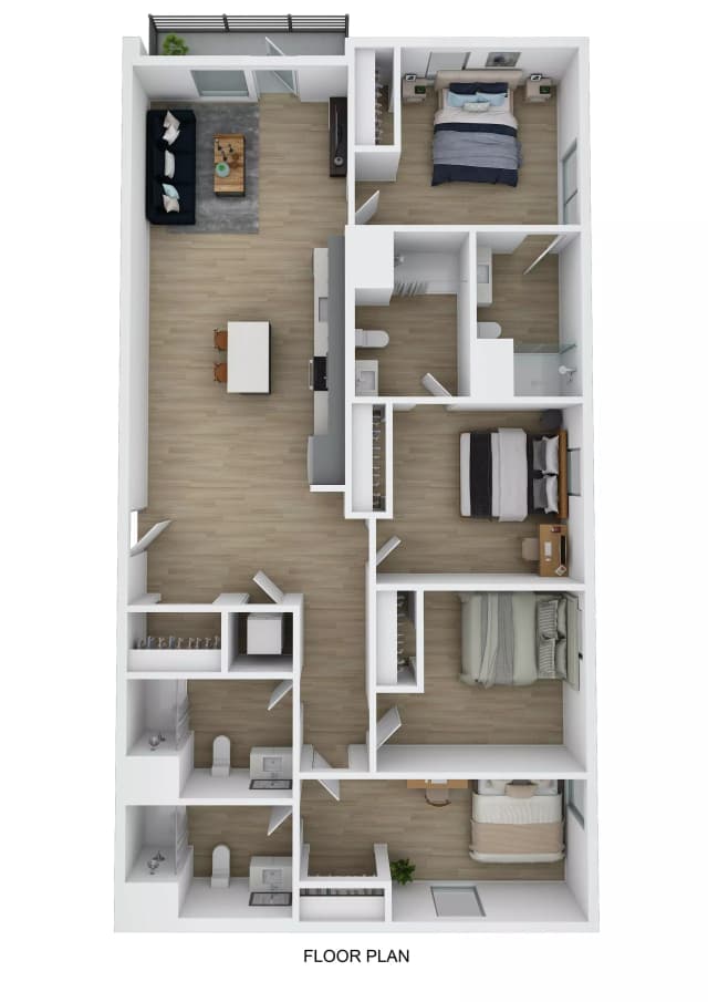 Room in 4 Bedroom 4 Bathroom | 4/4 C main photo