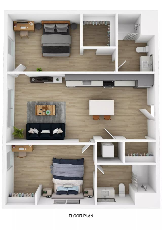 Room in 2 Bedroom 2 Bathroom | 2/2 D main photo