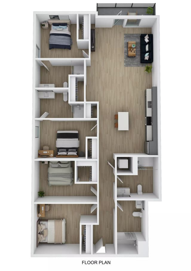 Room in 4 Bedroom 4 Bathroom | 4/4 E main photo