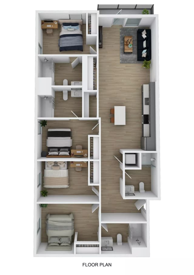 Room in 4 Bedroom 4 Bathroom | 4/4 B main photo