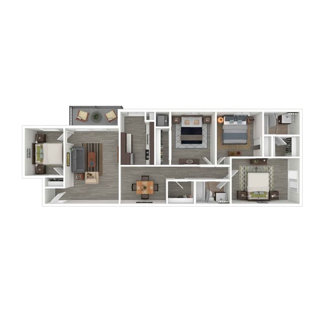 Room in 4 Bedroom 2 Bathroom | 4x2 Tier 1 main photo