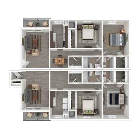 Room in 4 Bedroom 2.5 Bathroom | 4x2.5 T1 main photo