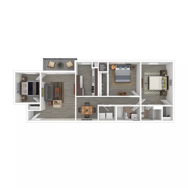 Room in 3 Bedroom 2 Bathroom | 3Ax2 T1 main photo