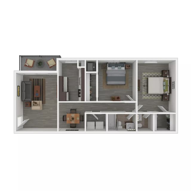 Room in 2 Bedroom 1.5 Bathroom | 2x1.5 T2 main photo