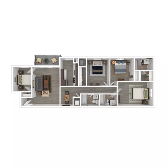 Room in 4 Bedroom 3 Bathroom | 4x3 Tier 1 main photo