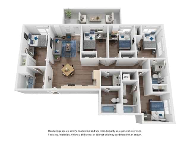 E3C - 5 Bedroom 4 Bathroom Apartment main photo