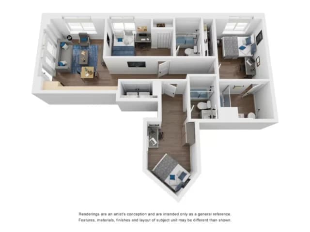 C2C - 3 Bedroom 3 Bathroom Apartment main photo