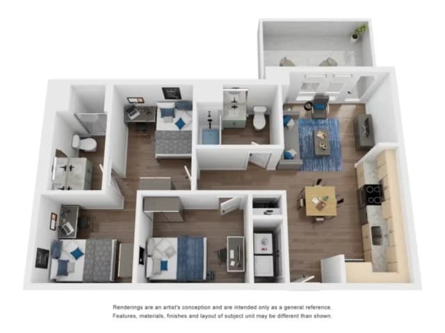 B8C - 2 Bedroom 2 Bathroom Apartment main photo