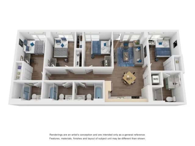 D9C - 4 Bedroom 4 Bathroom Apartment main photo