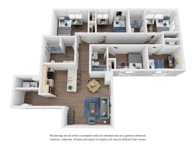 E4C - 5 Bedroom 3 Bathroom Apartment main photo