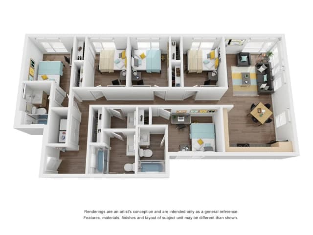 E2 - 5 Bedroom 3 Bathroom Apartment main photo