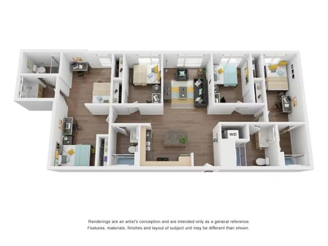 D10 - 4 Bedroom 4 Bathroom Apartment main photo