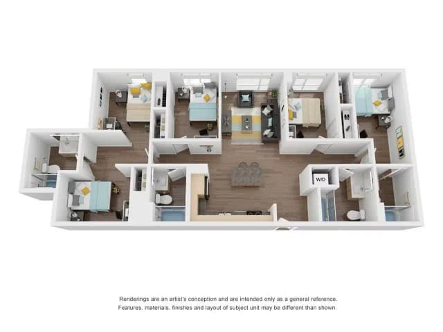 D11 - 4 Bedroom 4 Bathroom Apartment main photo