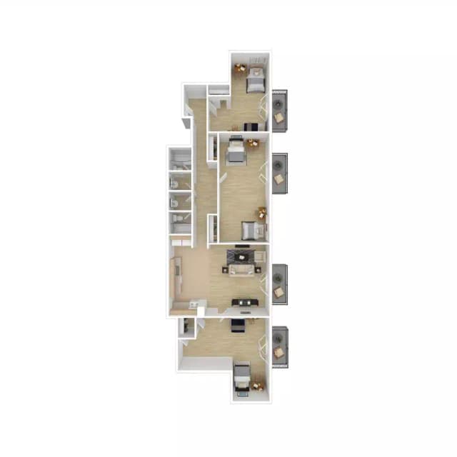 Room in 3 Bedroom 2 Bathroom | 6563 Trigo 302 (TPL/TPL/TPL) main photo