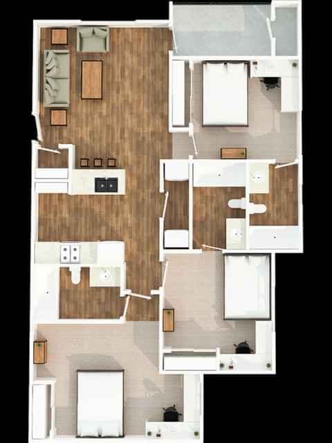 3 Bed 3 Bath main photo