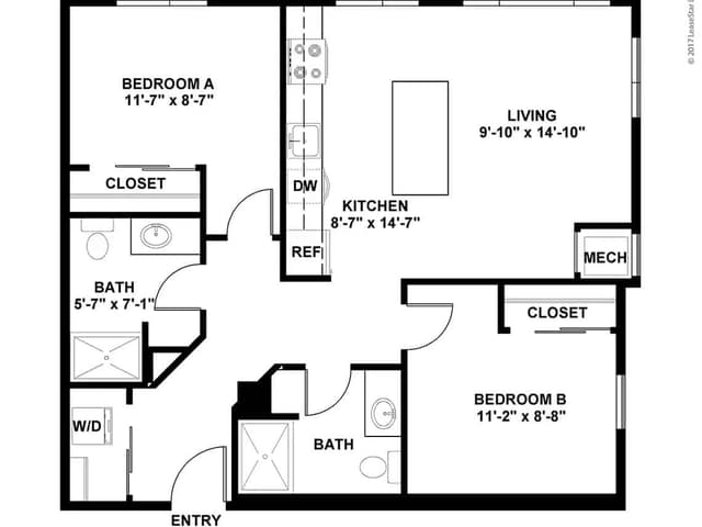 2 Bed, 2 Bath Classic Renovated main photo