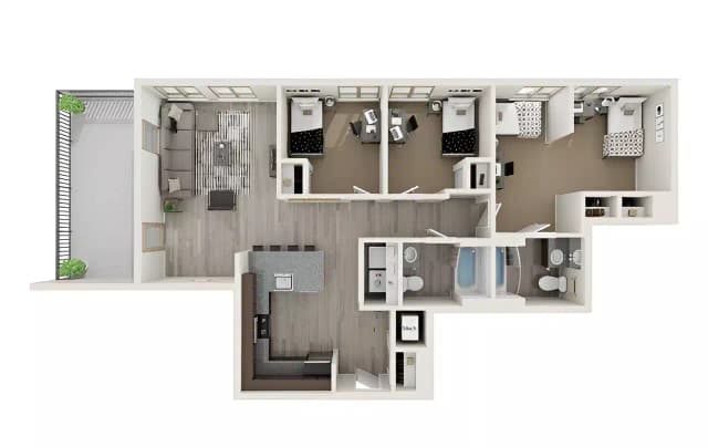 Camden Room in 3 Bedroom 2 Bathroom main photo