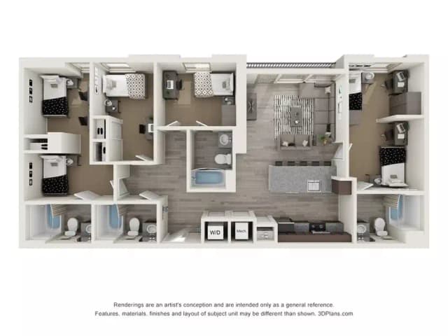 Dover Room in 4 Bedroom 4 Bathroom main photo