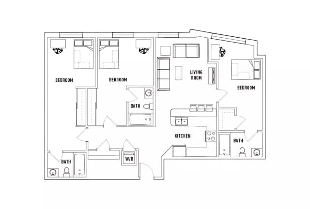 Room in 3 Bed - 3 Bath H main photo
