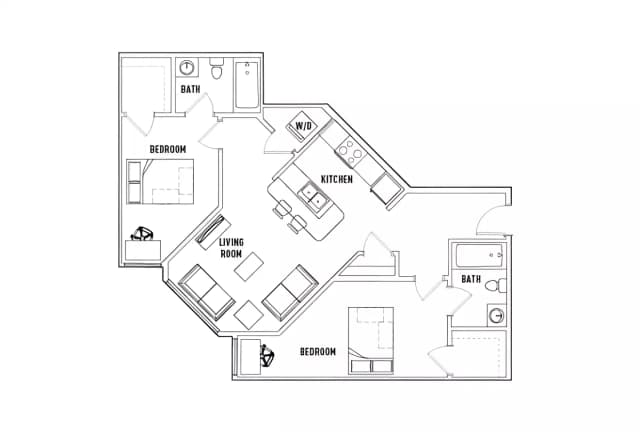 Room in 2 Bed - 2 Bath D main photo