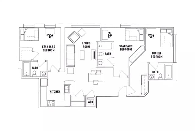 Room in 3 Bed - 3 Bath G main photo