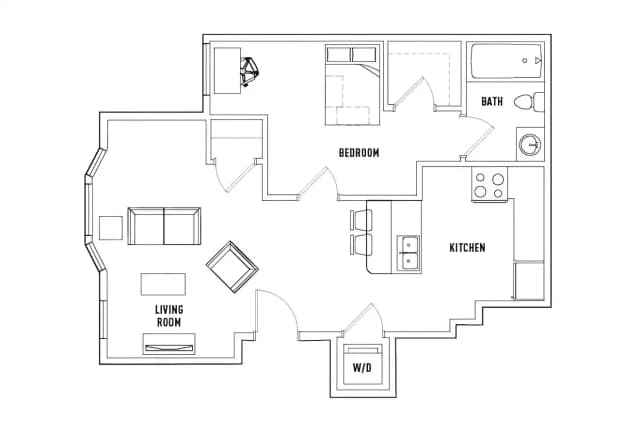 1 Bed - 1 Bath A main photo