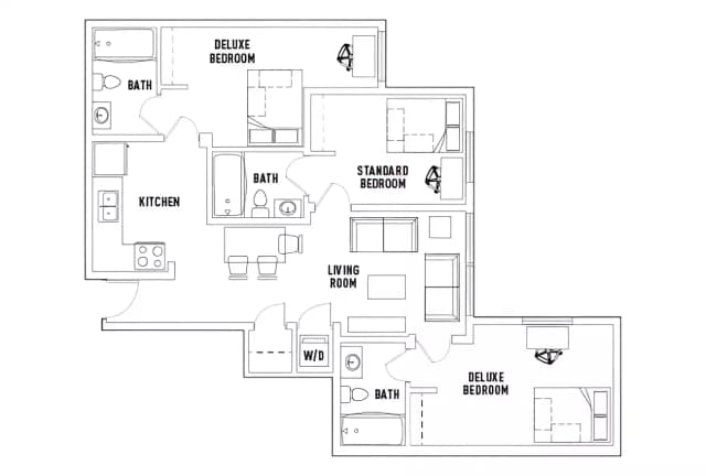 Room in 3 Bed - 3 Bath B main photo