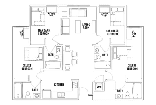 Room in 4 Bed - 4 Bath main photo