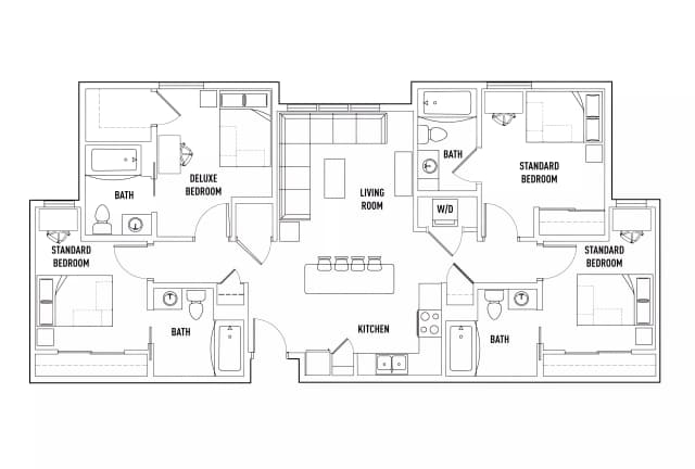 Room in 4 Bed - 4 Bath C main photo