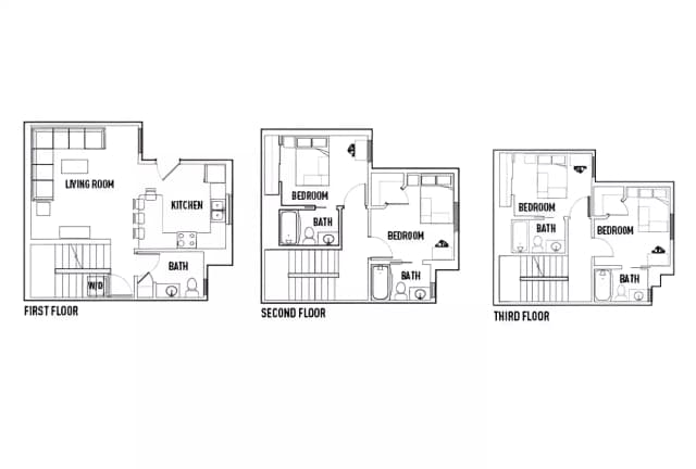 Room in 4 Bed - 4.5 Bath Townhome main photo