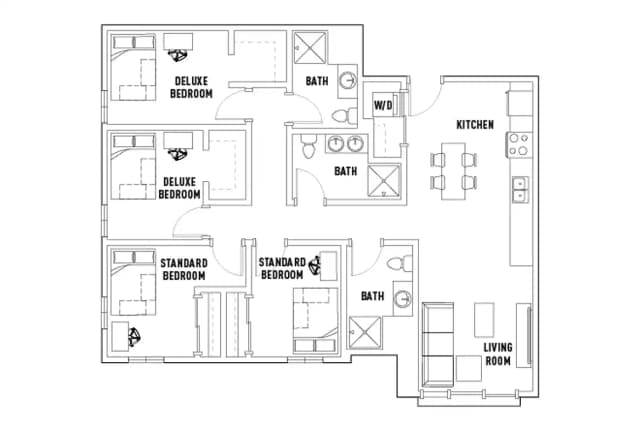 Room in 4 Bed - 3 Bath C main photo