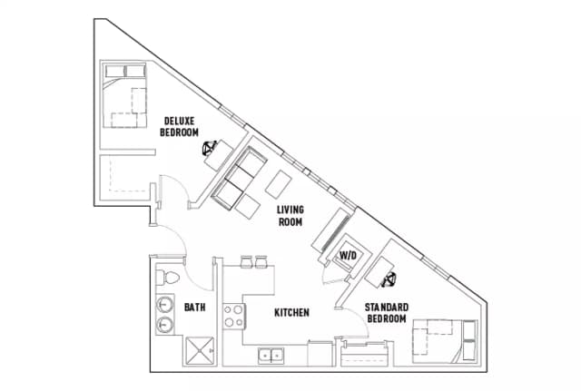 Room in 2 Bed - 1 Bath I main photo