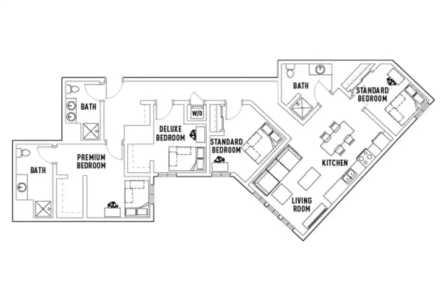 Room in 4 Bed - 3 Bath G main photo