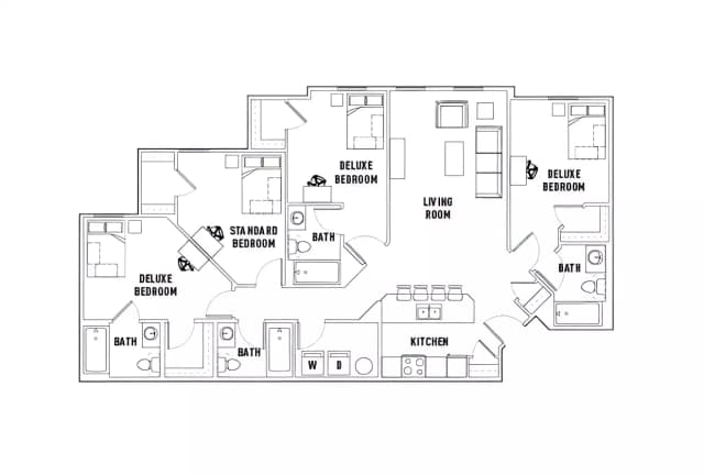 Room in 4 Bed - 4 Bath C main photo