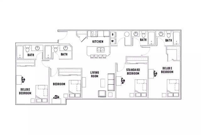 Room in 4 Bed - 4 Bath B main photo