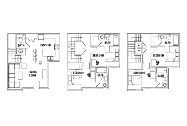 Room in 4 Bed - 4.5 Bath Townhome main photo