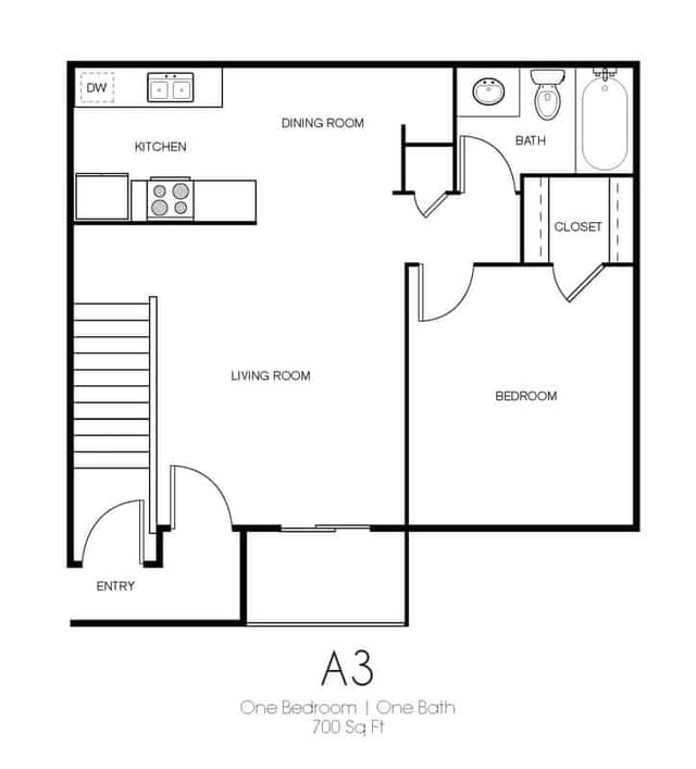1 Bed 1 Bath main photo