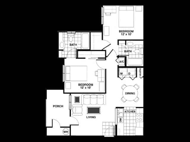 Room in 2 Bedroom 2 Bathroom main photo