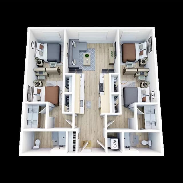 Room in 2 Bedroom 2 Bathroom | B18 main photo